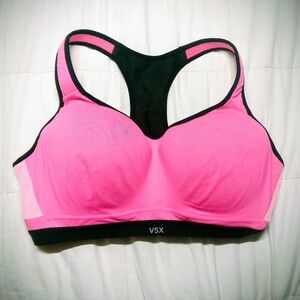 Victoria's Secret Pink and Black Sports Bra